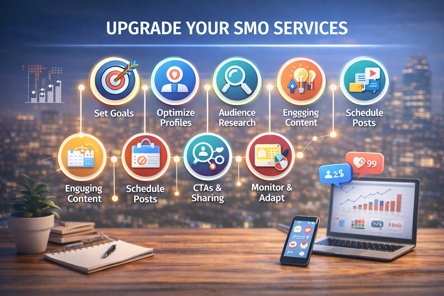7 Smart Steps to Upgrade Your SMO Services and Increase Leads